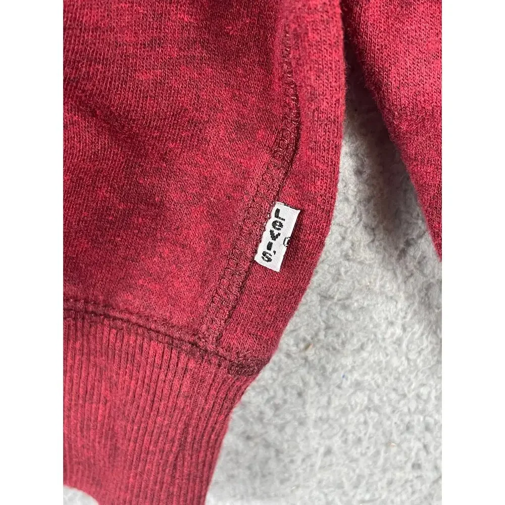 Levi's Men's Juniors Red Hoodie Size M Sweatshirt